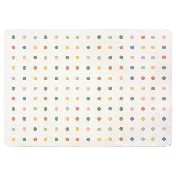 Round Rainbow-Themed Area Rug Kalsten