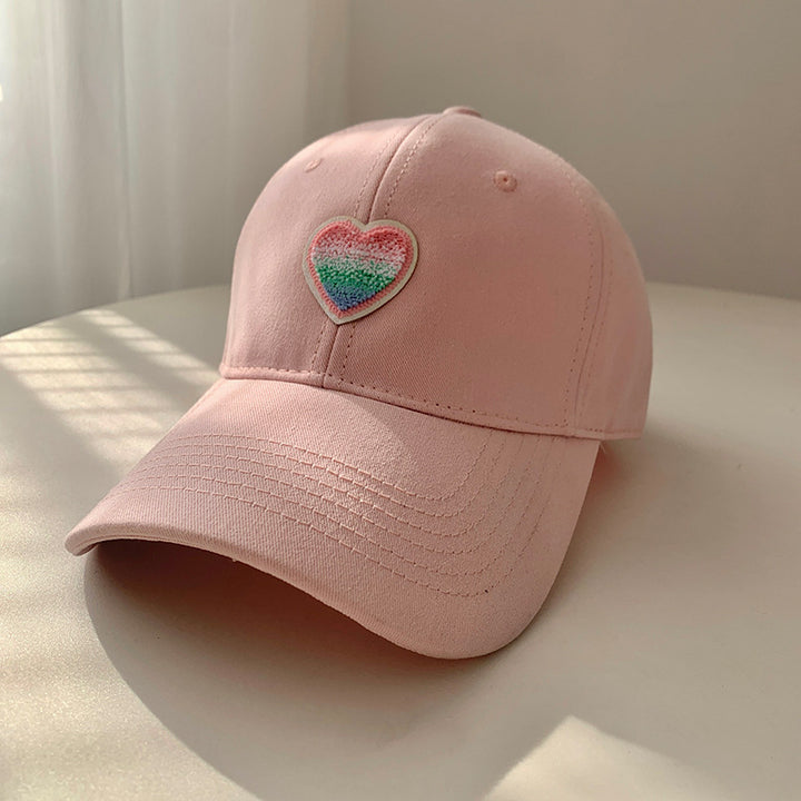 Women's Casual Heart Embroidered Baseball Cap Kalsten