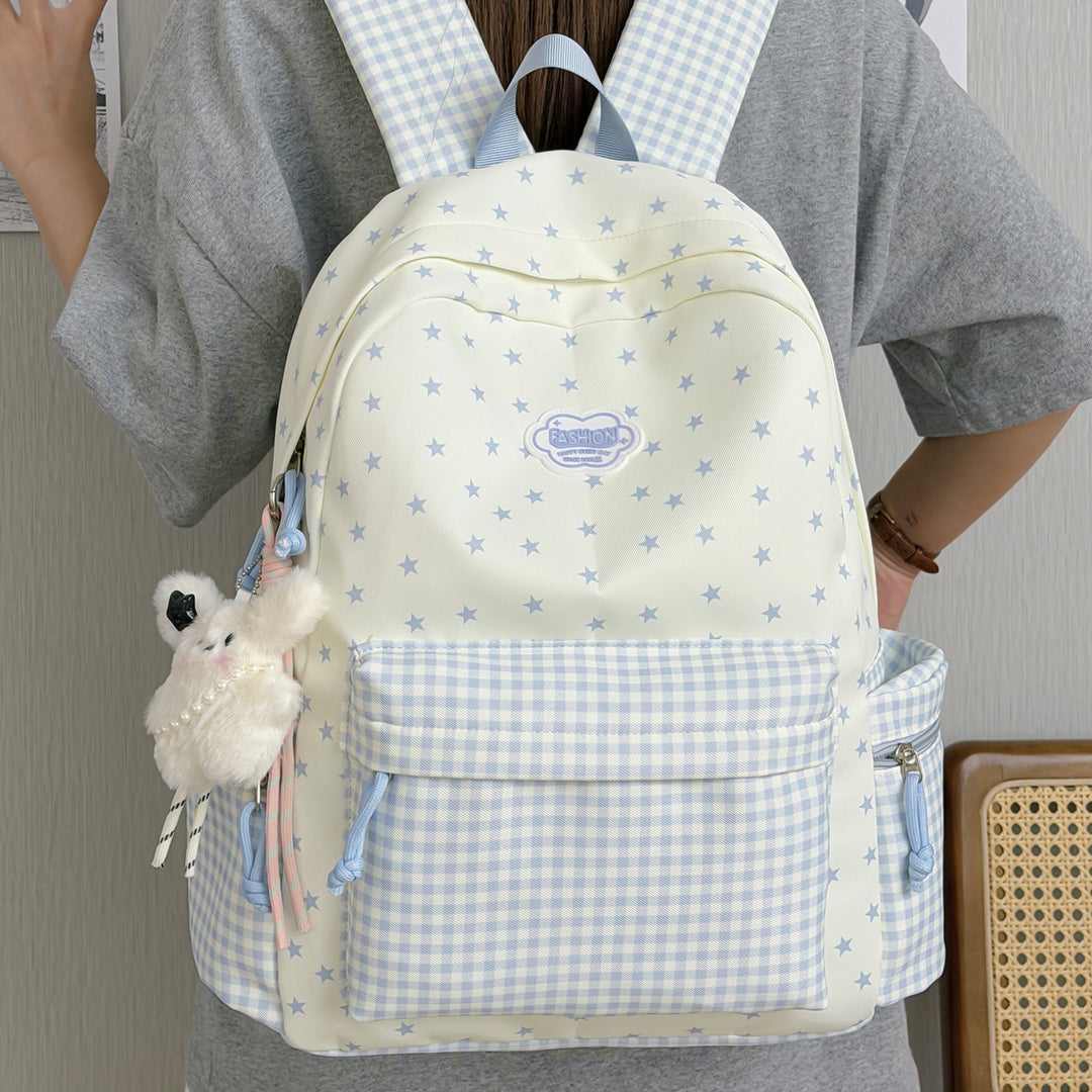 Fun Sparkly Star-Embellished School Backpack Kalsten