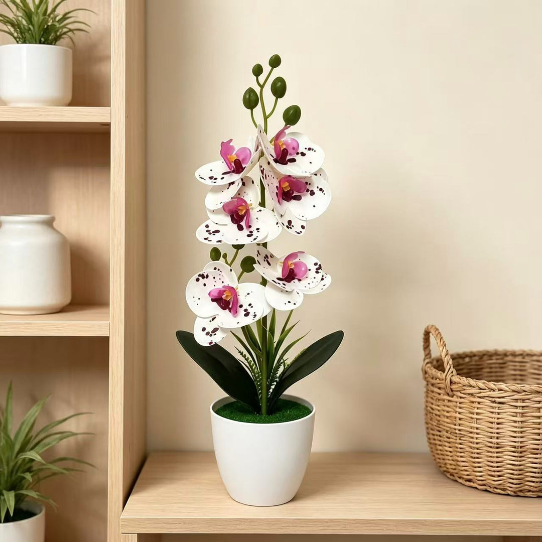 Elegant Artificial Orchid Plant for Home Decor