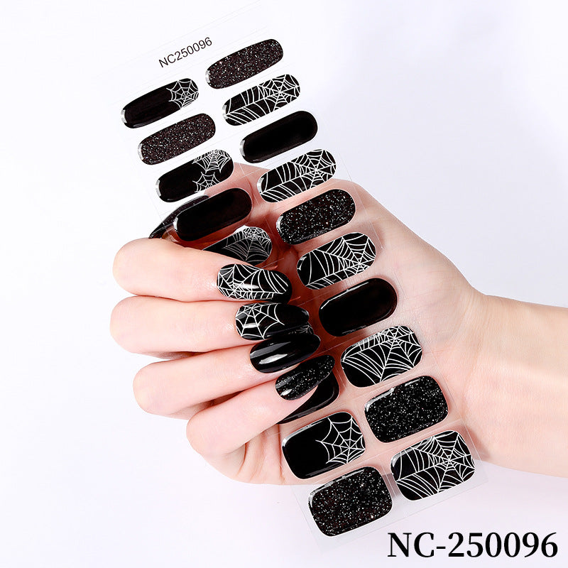 Halloween-Themed Nail Art Wraps