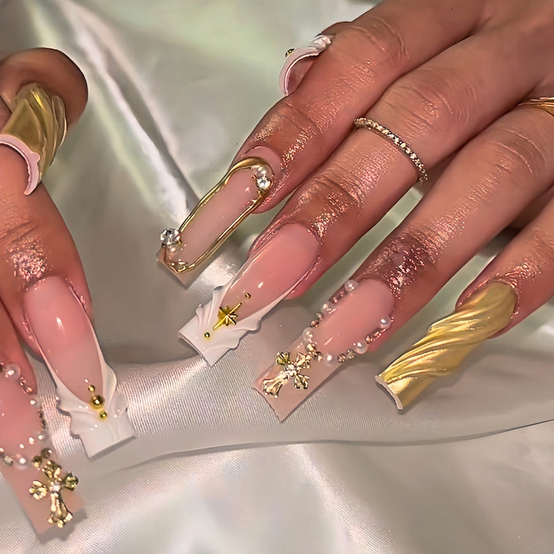 Ornate Press-On Nail Extensions Kalsten