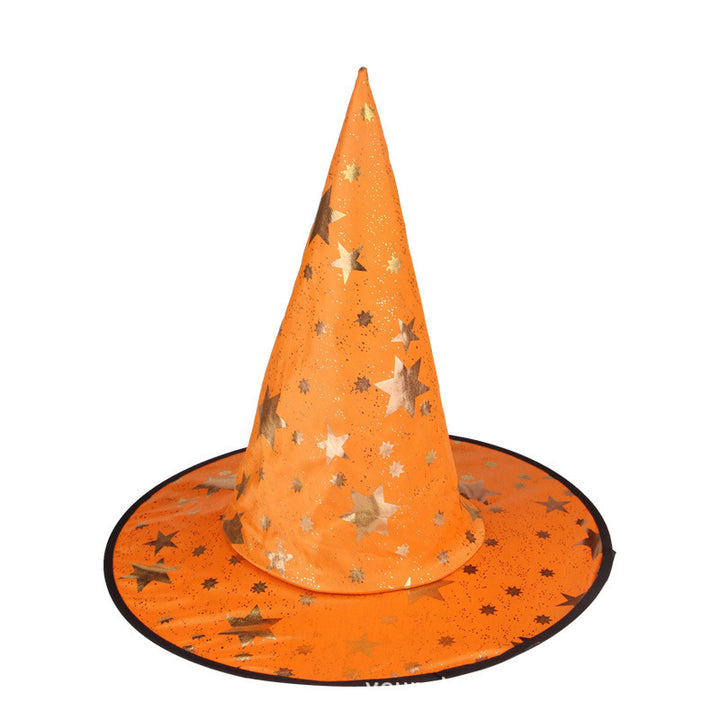 Glitter Starry Witch Hat