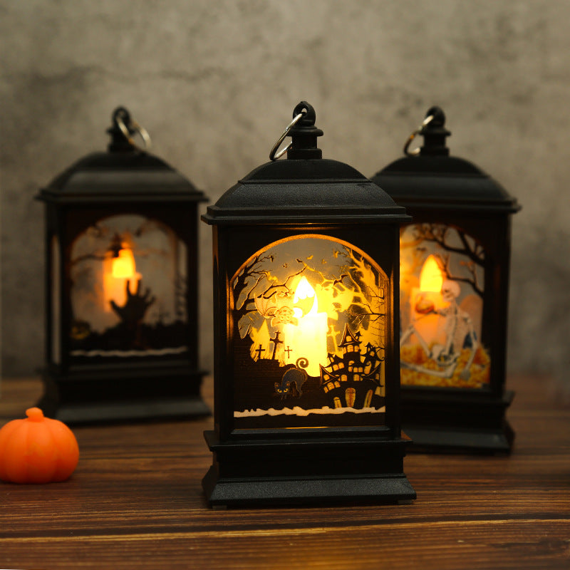 Nostalgic Lantern with Halloween Motif Kalsten