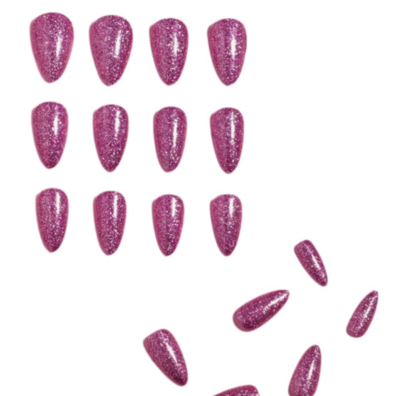 Glittering Stiletto Press-On Nail Tips Kalsten
