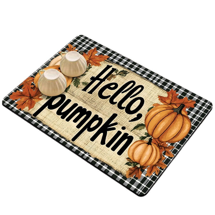 Holiday-Themed Kitchen Mat