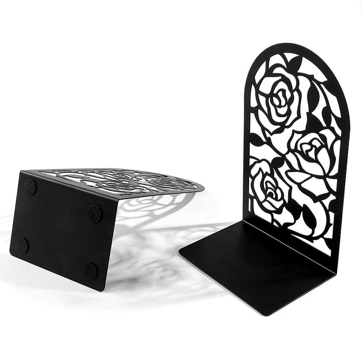 Floral-Themed Decorative Bookends