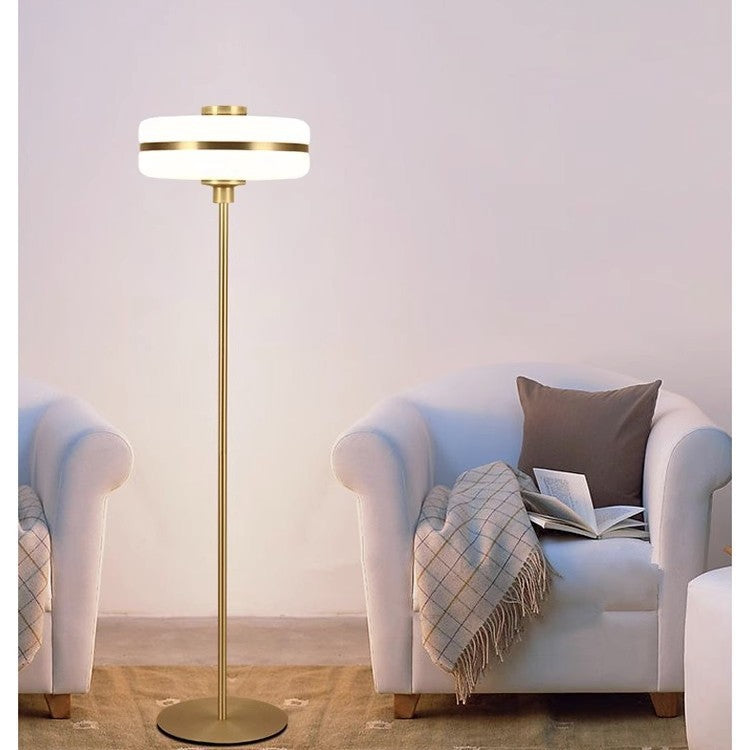 Modern Gold Accent Floor Lamp
