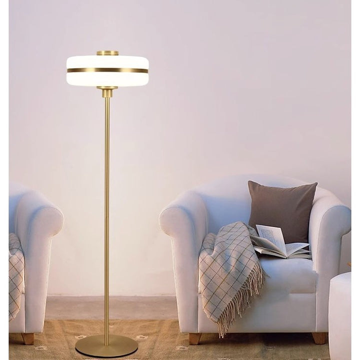 Modern Gold Accent Floor Lamp