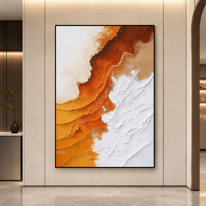 Coastal Wave Textured Canvas Artwork