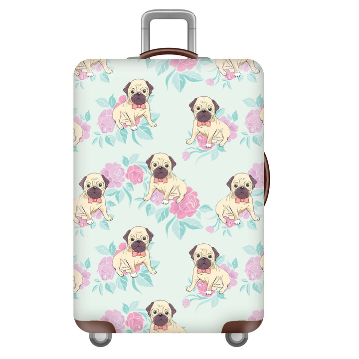 Unisex hard-shell suitcase with funny monster design Kalsten