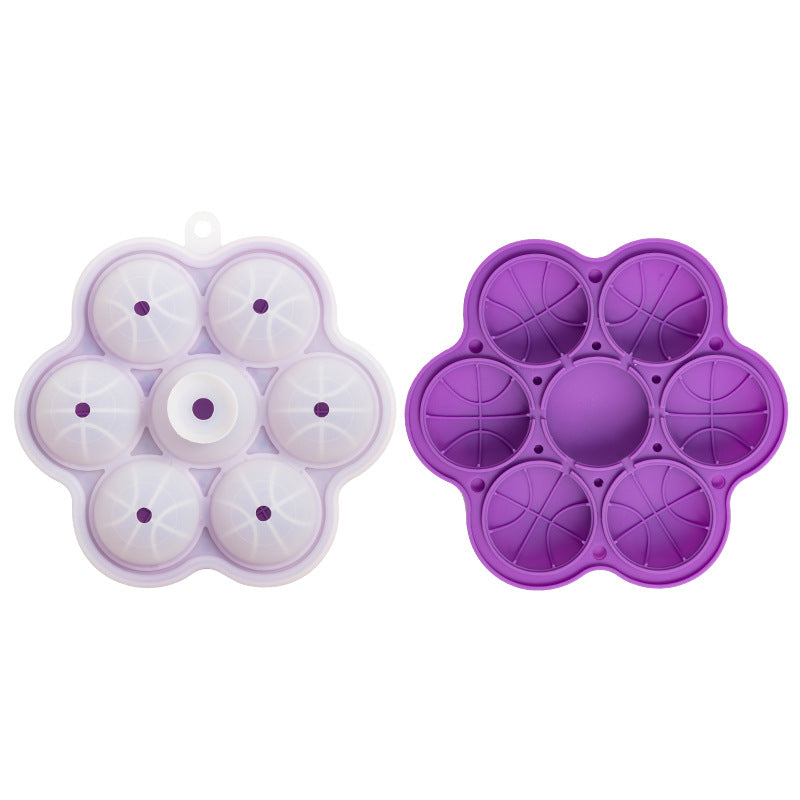 Silicone Ice Cube Tray with Basketball Design Kalsten