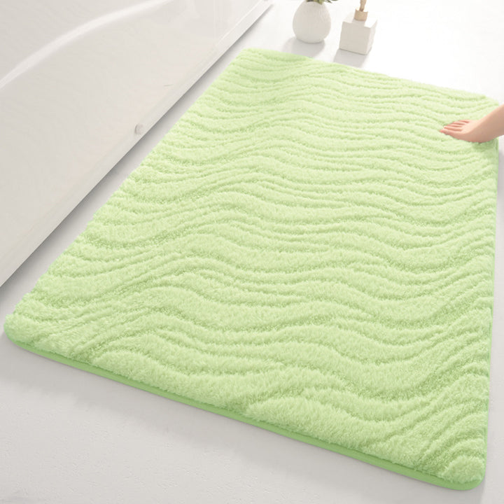 Soft Wave Pattern Bathroom Mat Kalsten