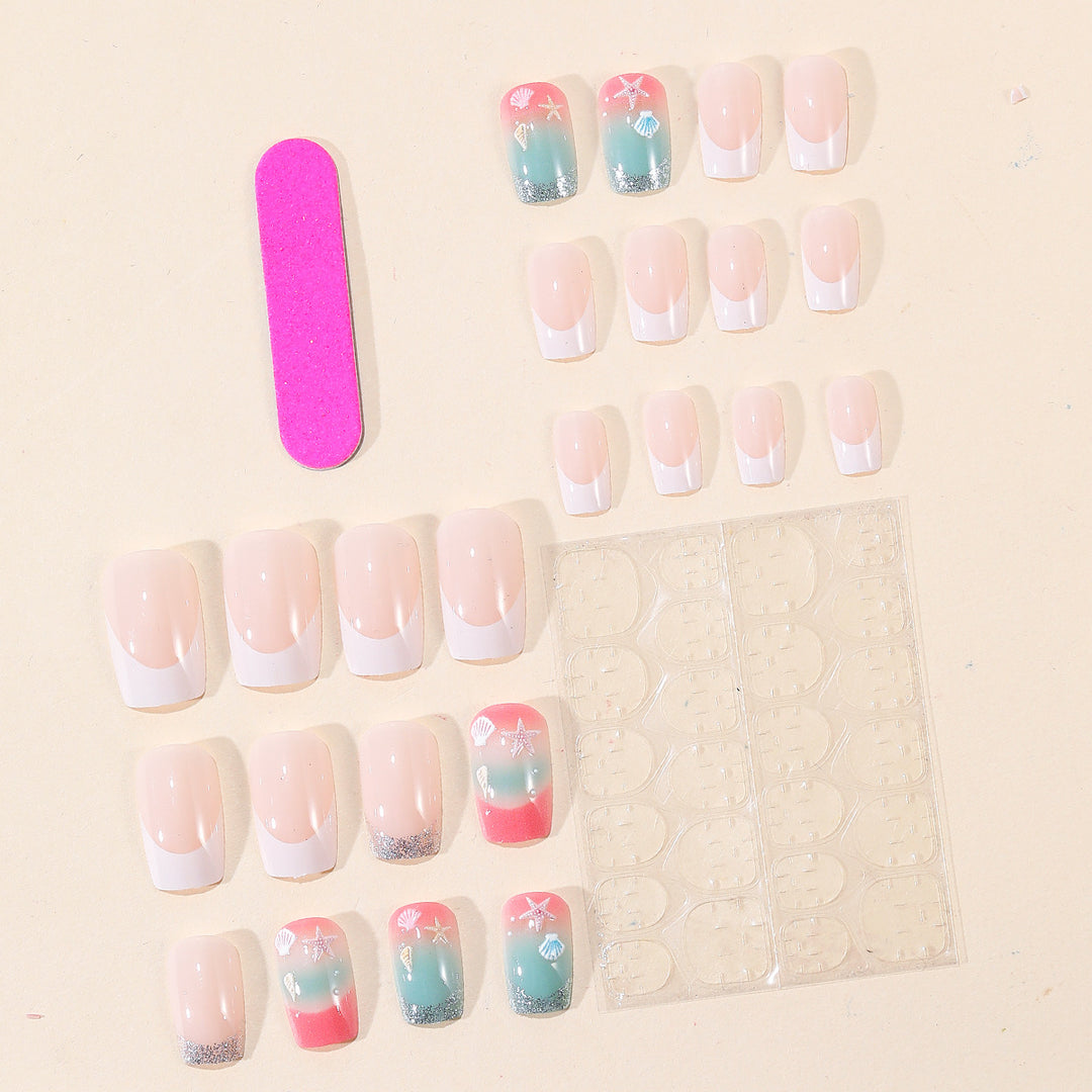 Coastal Ocean-Inspired Nail Art Extensions Kalsten