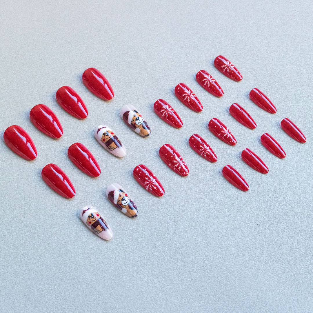 Festive Christmas Themed Nail Art Set