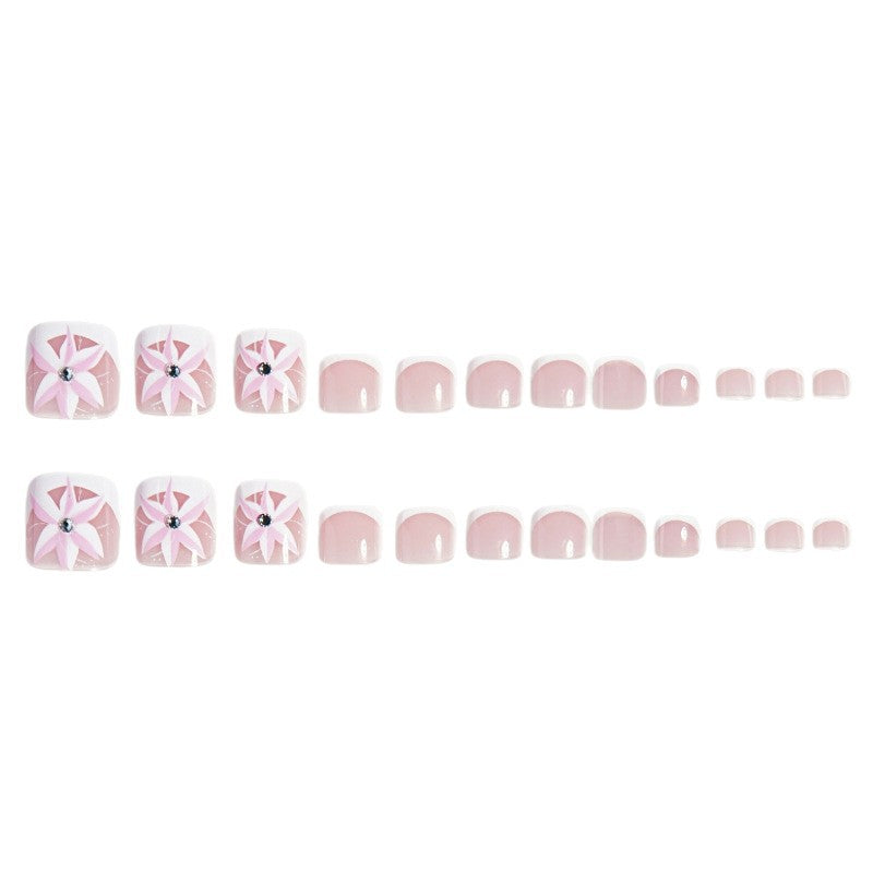 Artificial toenails with floral designs Kalsten