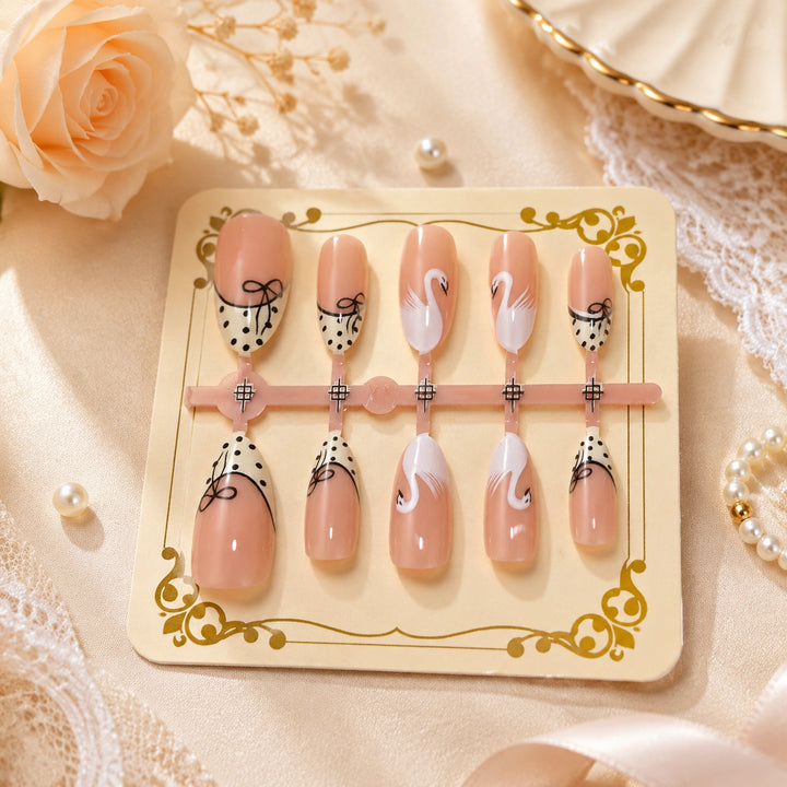 Artistic Decorative Press-On Nail Tips Kalsten