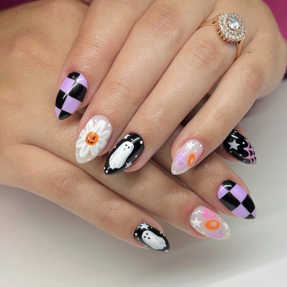 Artistic Halloween-Themed Press-On Nails Kalsten 1787543008