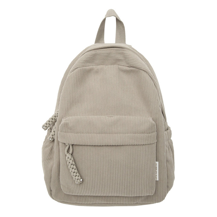 Corduroy Textured Mini School Backpack Kalsten