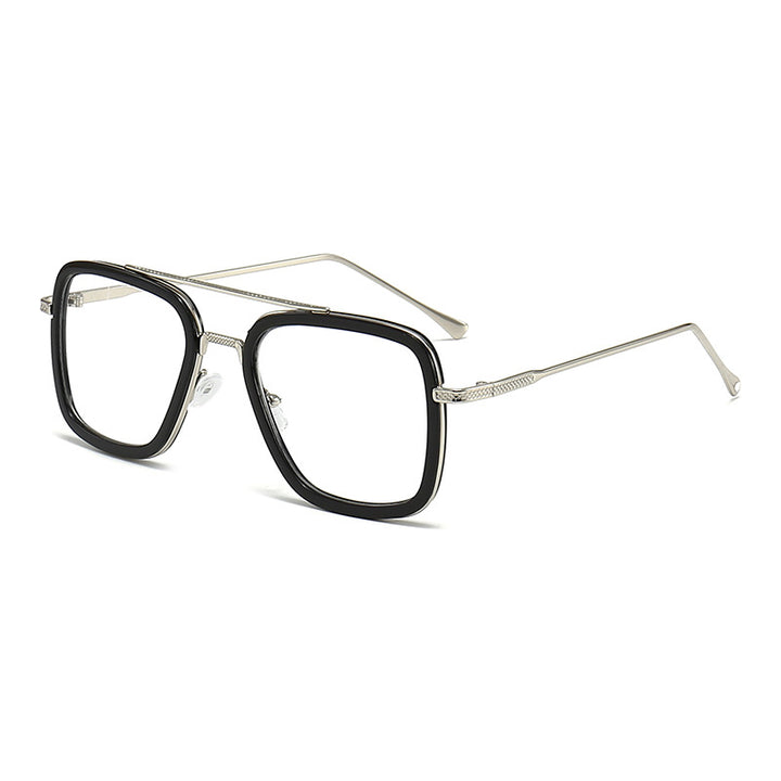 Women's fashionable square sunglasses with glamorous metal frame Kalsten