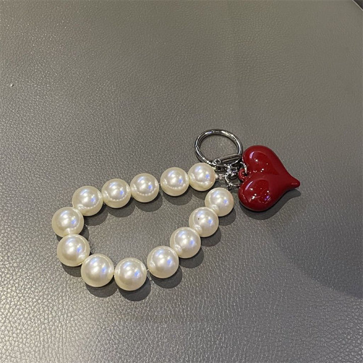 Elegant Pearl Charm Keychain Kalsten