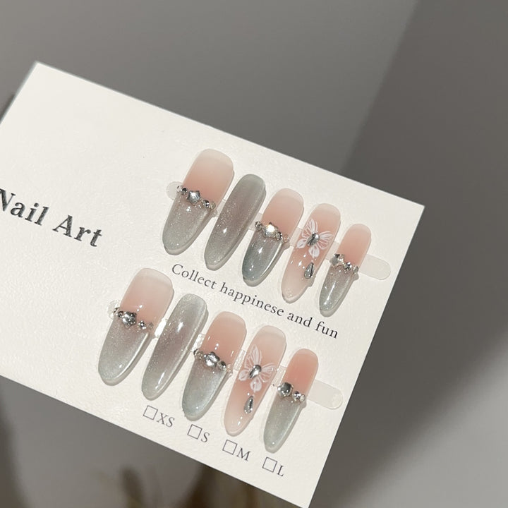 Premium Decorative Press-On Nail Art