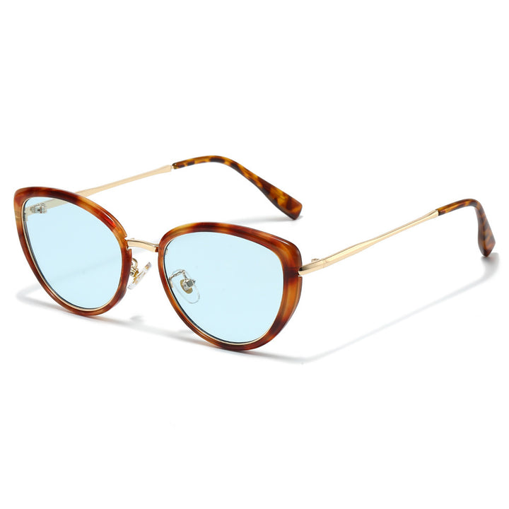 Fashion-Forward Cat-Eye Sunglasses with Trendy Tortoiseshell Frame Kalsten