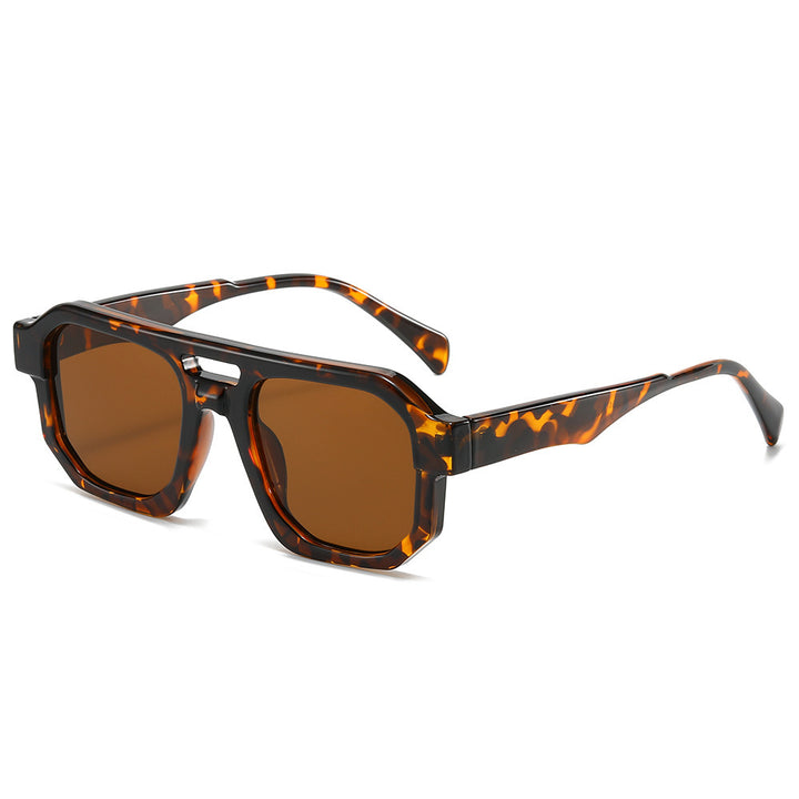 Fashion-Forward Geometric Oversized Sunglasses Kalsten