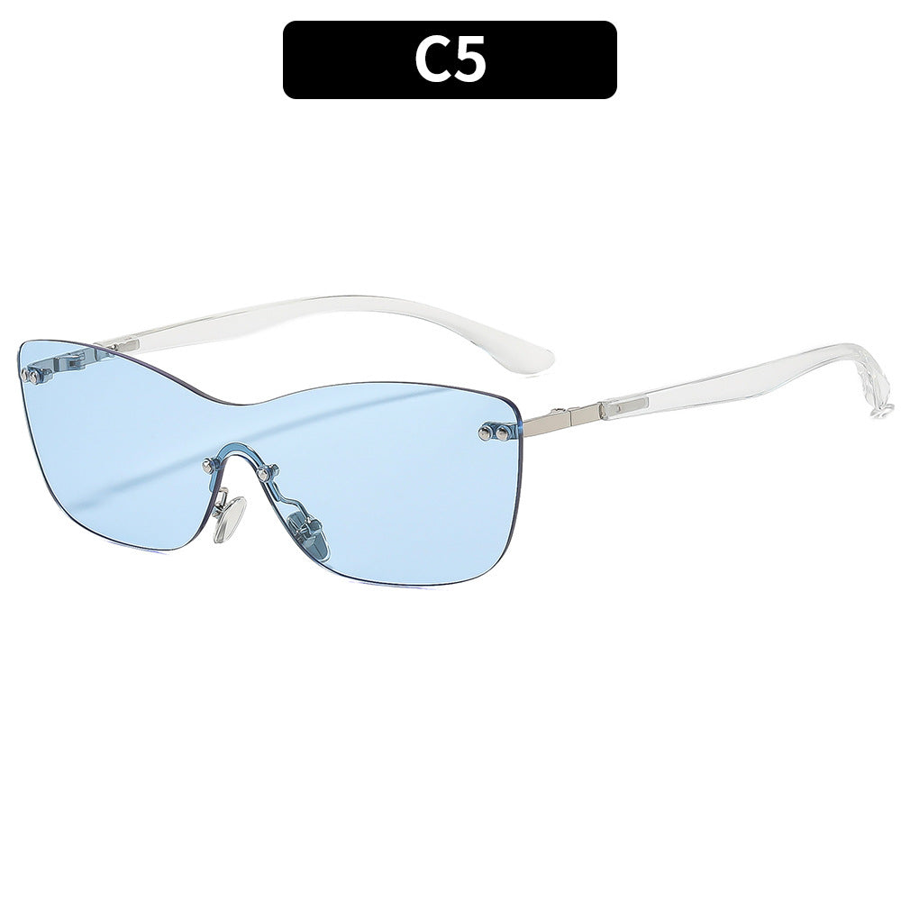 Ultraviolet Protected Geometric Sunglasses
