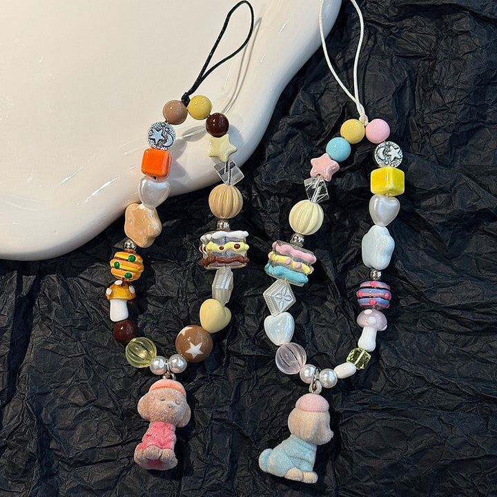 Whimsical Beaded Charm Lanyard Kalsten