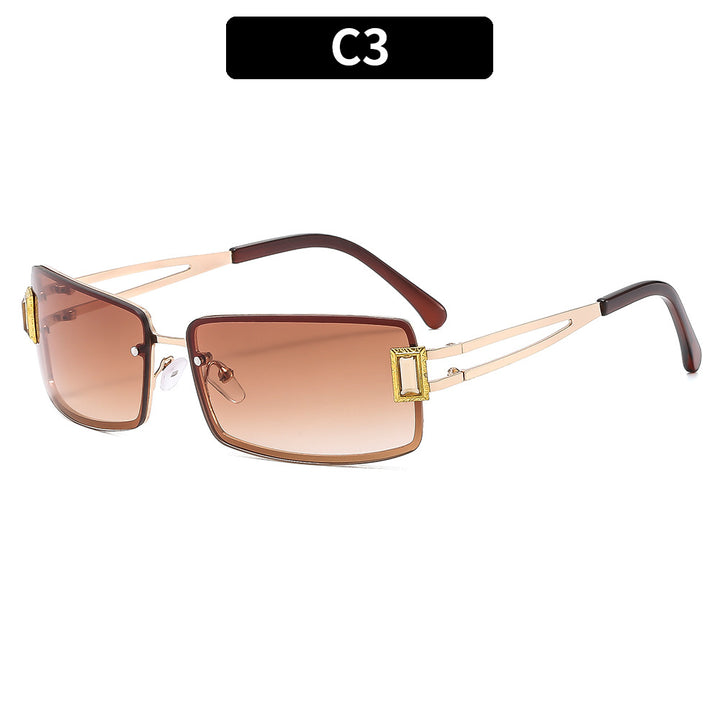 Fashion-Forward Square Shield Sunglasses