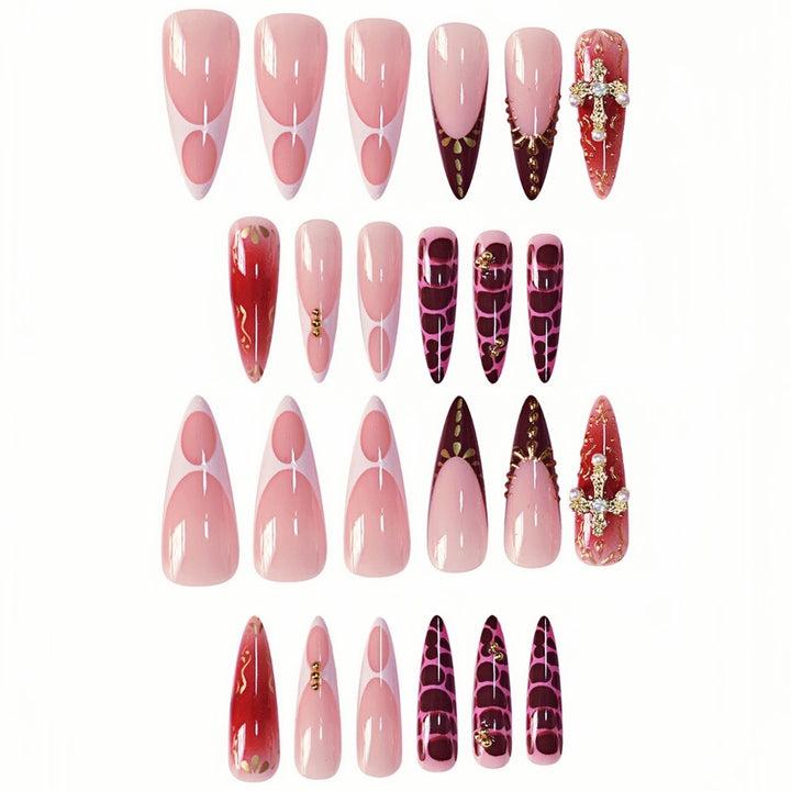 Luxe Stiletto Nail Art Extensions Kalsten