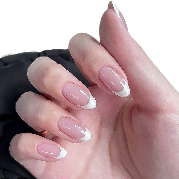 Elegant French Tip Press-On Nail Tips Kalsten