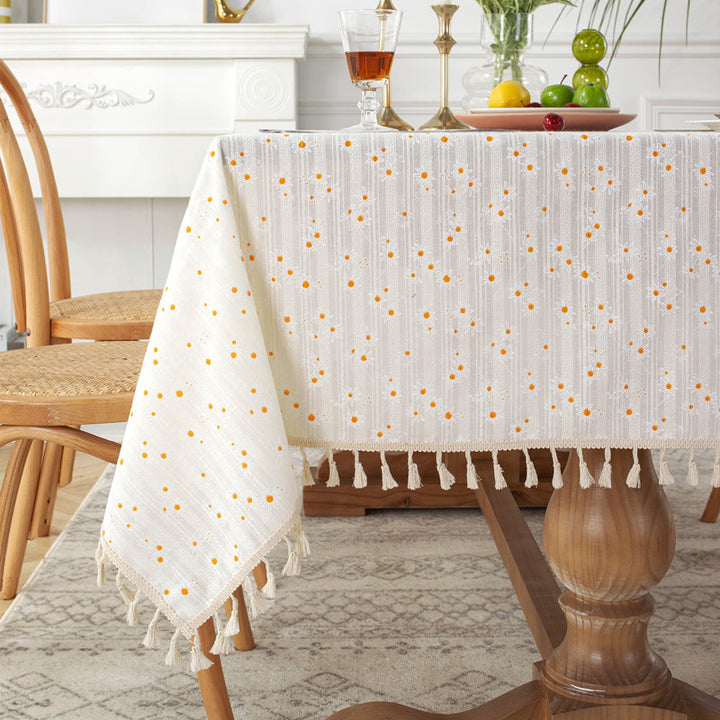 Decorative Tassel Tablecloth