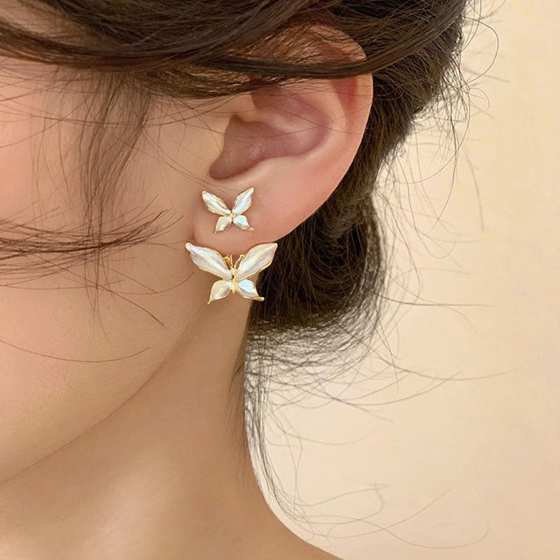 Delicate Butterfly-Inspired Stud Earrings Kalsten