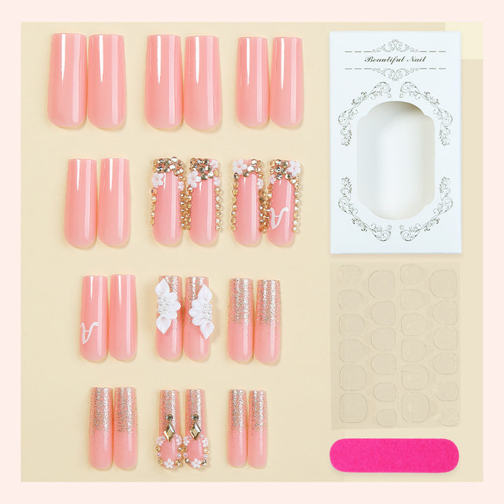 Elegant Decorative Press-On Nails Set kalsten