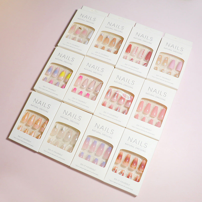DIY Natural Dressing Press-On Nails Kalsten