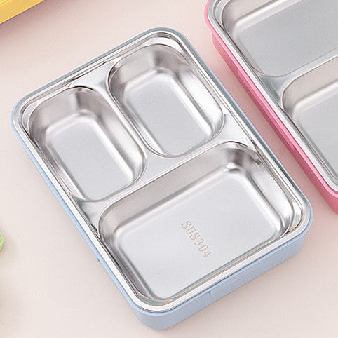 Stainless Steel Multi-Compartment Lunch Box