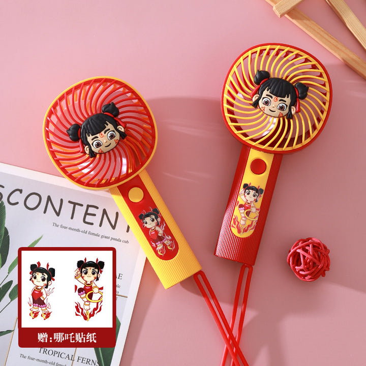 Ladies portable hand fan in playful design Kalsten