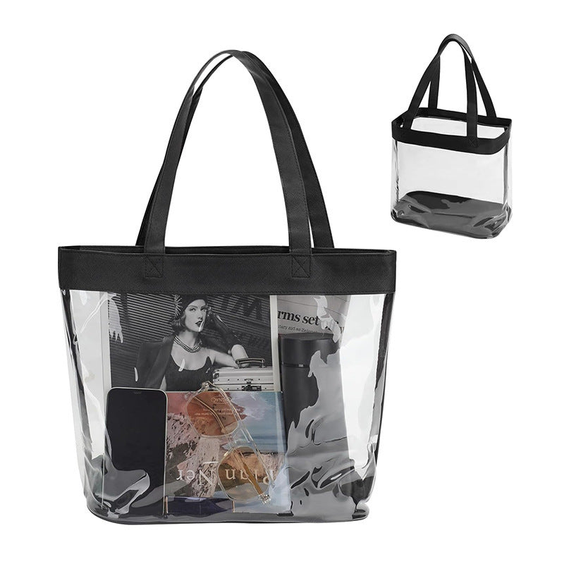 Transparent tote bag with removable interior compartment Kalsten