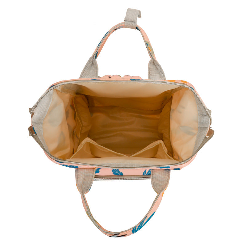 Floral Print Multi-Functional Diaper Backpack Kalsten