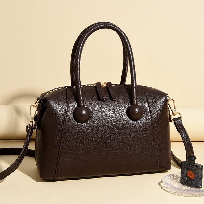 Stylish Textured Handheld Satchel Kalsten