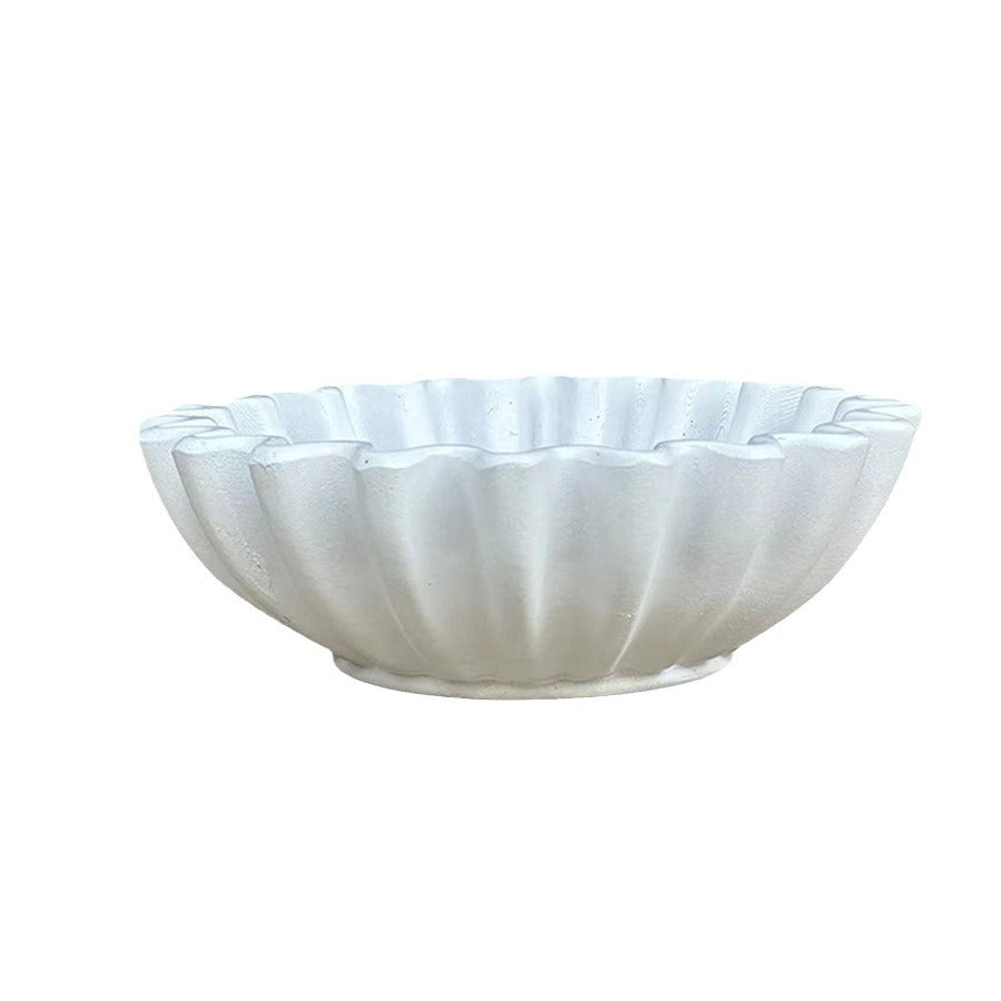 Decorative serving bowl with wave design Kalsten