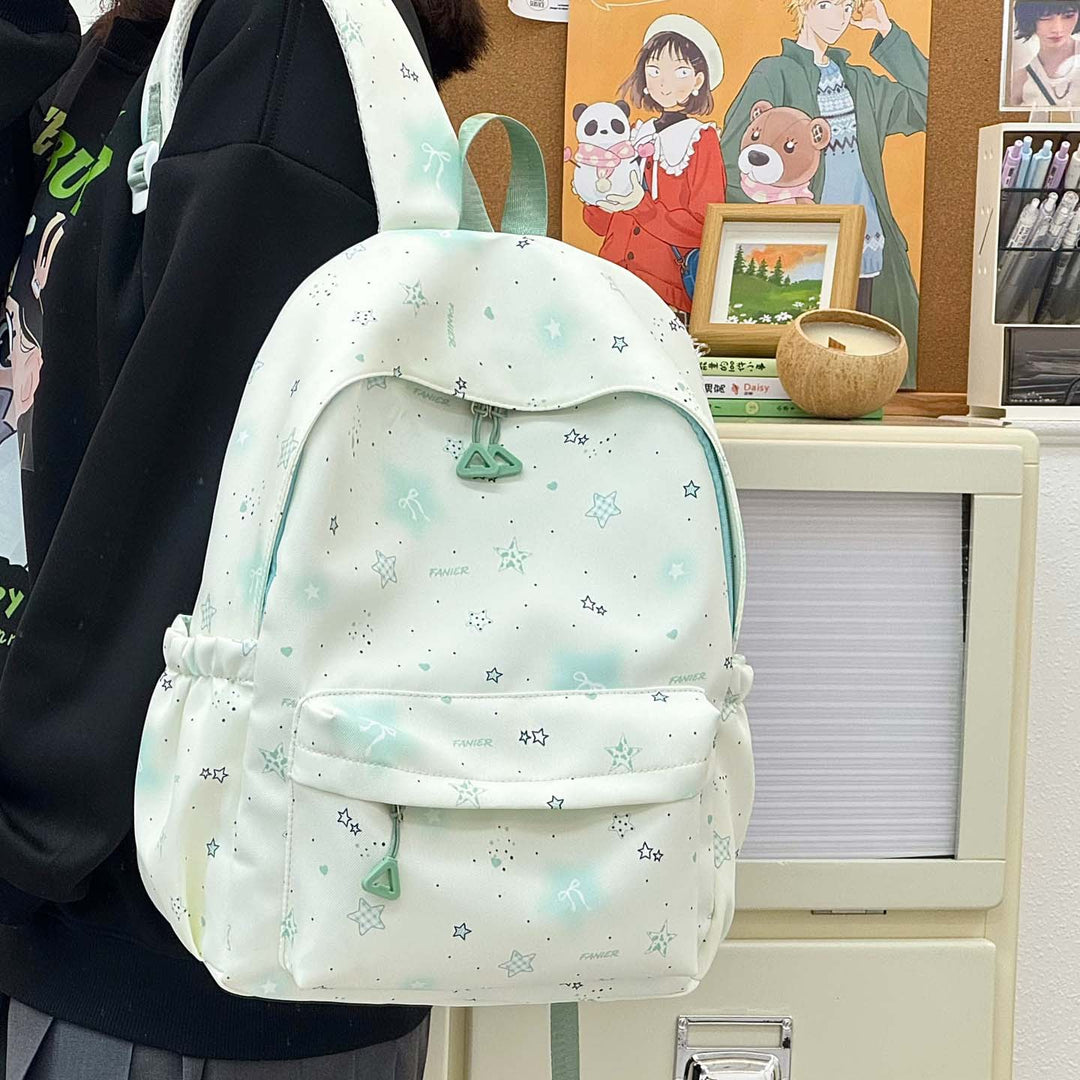 Star-Patterned Lightweight Backpack Kalsten