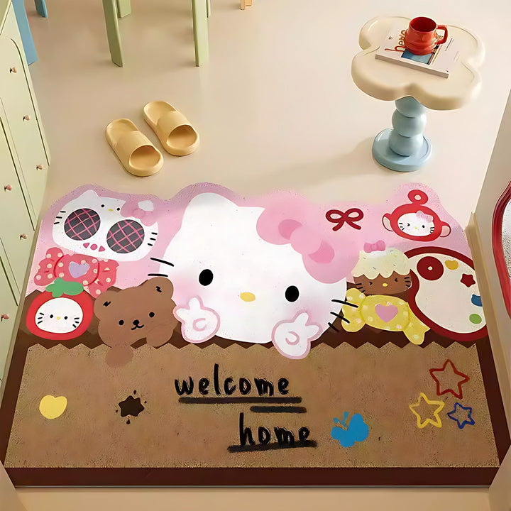 Decorative Cartoon Welcome Mat for Home