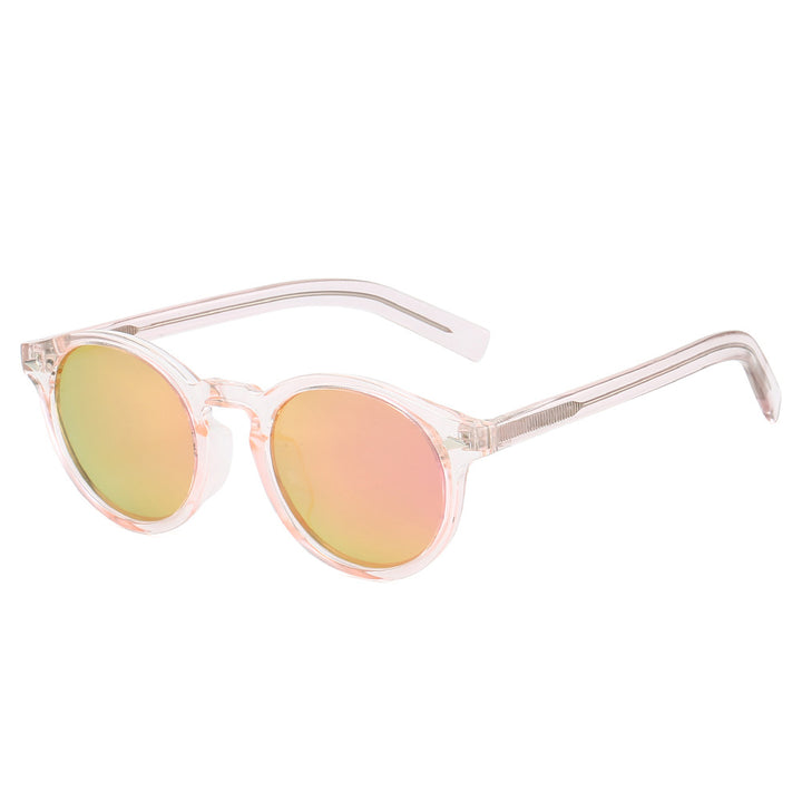 Women's fashionable sunglasses with transparent frame and yellow lenses Kalsten