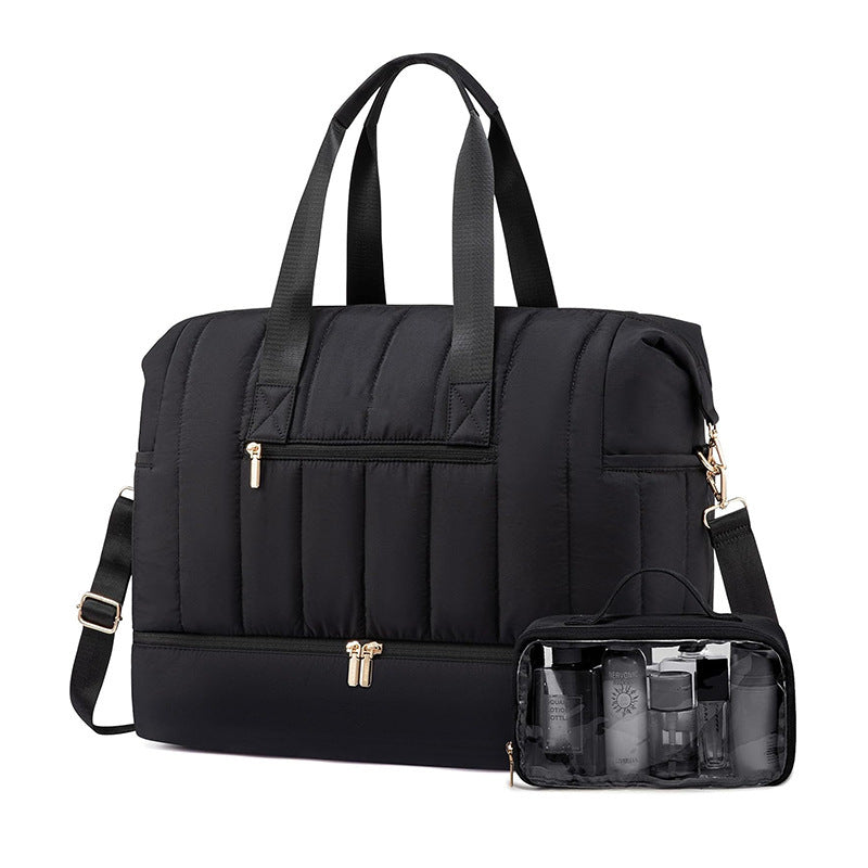 Fashionable and Practical Leisure Tote Bag with Detachable Cosmetic Pouch Kalsten