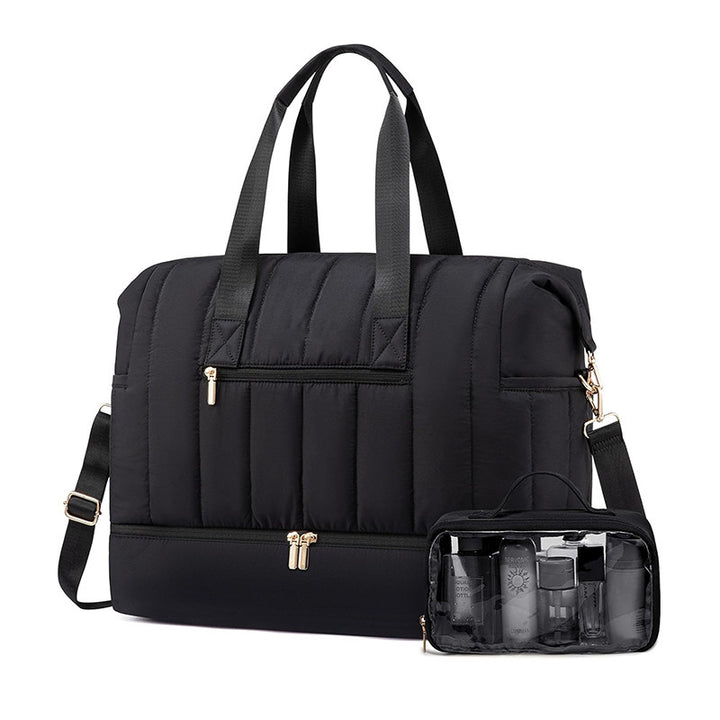 Fashionable and Practical Leisure Tote Bag with Detachable Cosmetic Pouch Kalsten