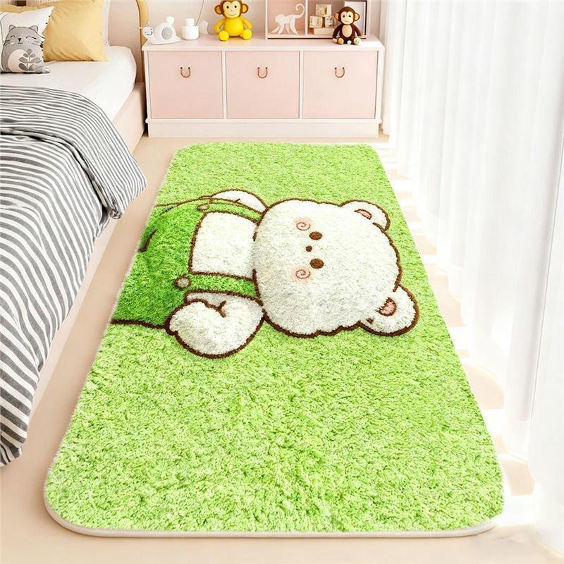Cute Bunny-Themed Floor Mat