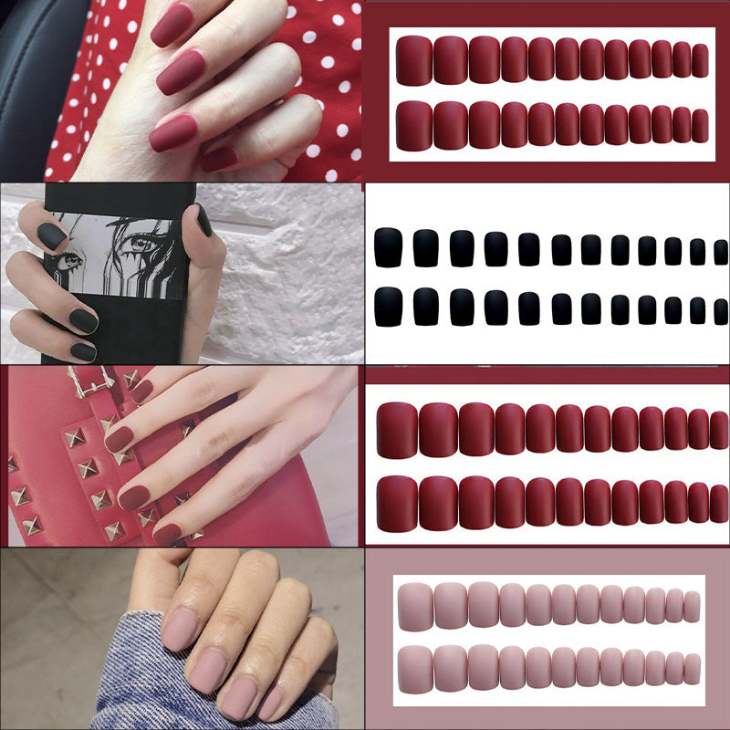 Matte Press-On Nail Set Kalsten